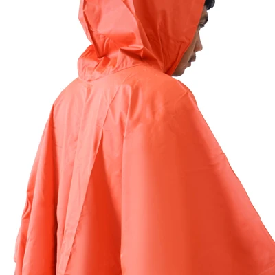 Gambar Soleil Jas Hujan PVC Reversible - Oranye/Abu-Abu