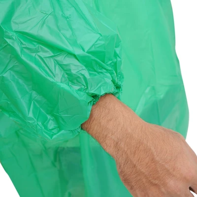 Gambar Soleil Jas Hujan Poncho Plastik - Hijau