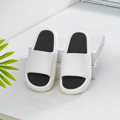 Gambar Ataru Ukuran 44/45 Sandal Thick Slippers Color Block - Putih