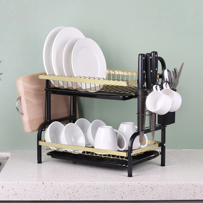 Jual Informa Saxona Rak Piring Tingkat Gold Terbaru Ruparupa