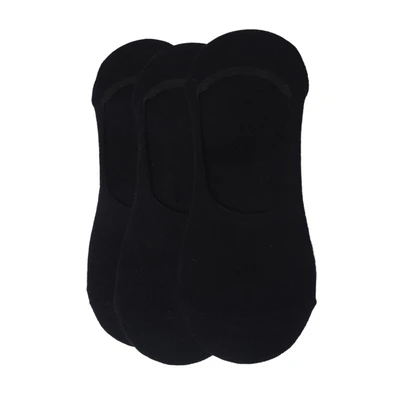 Gambar Ataru Set 3 Pasang Kaos Kaki Pria Invisible - Hitam