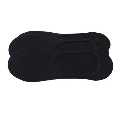 Gambar Ataru Set 3 Pasang Kaos Kaki Pria Invisible - Hitam