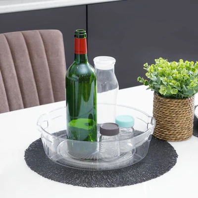 Gambar Informa Anca Organizer Dapur Plastik Turnable Transparan