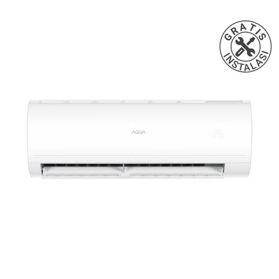 Gambar [Gratis Instalasi] Aqua Air Conditioner 1/2 PK AQA-KCR5AHP - Putih