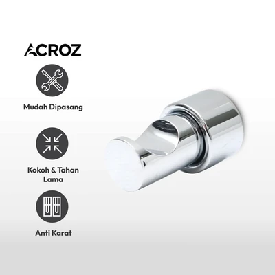 Gambar Acroz Gantungan Kamar Mandi 92801 - Silver