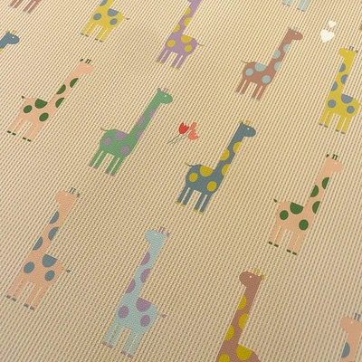 Gambar Dwinguler Ukuran M Karpet Playmat Giraffe In Love