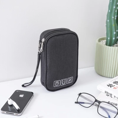 Gambar Passport Ukuran S Tas Organizer Gadget - Hitam