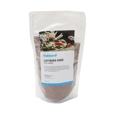 Gambar Fishland Batu Pasir Dekorasi Aquarium Capybara Gravel 1 kg