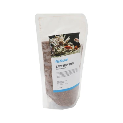 Gambar Fishland Batu Pasir Dekorasi Aquarium Capybara Gravel 1 kg
