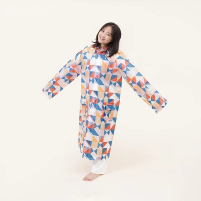 Gambar Ataru Jas Hujan Panjang PVC Pattern