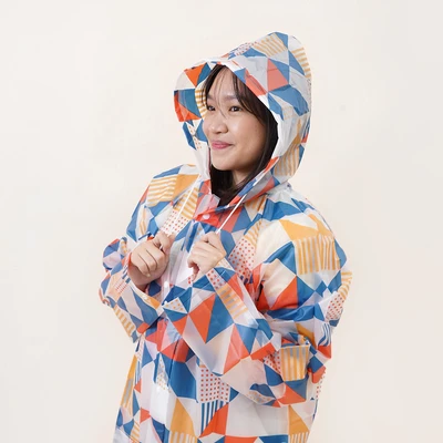 Gambar Ataru Jas Hujan Panjang PVC Pattern