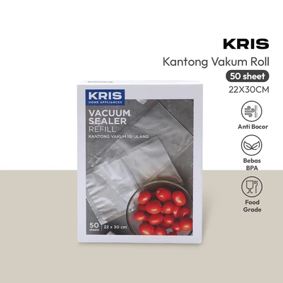 Gambar Kris Kantong Vacuum Isi Ulang 22x30 cm Set 50 Pcs Transparan