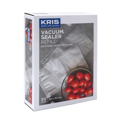 Gambar Kris Kantong Vacuum Isi Ulang 22x30 cm Set 50 Pcs Transparan