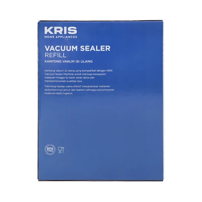 Gambar Kris Kantong Vacuum Isi Ulang 28x40 cm Set 50 Pcs Transparan