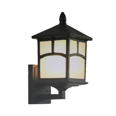 Gambar Eglare Fuji Lampu Dinding Upside E27 - Hitam