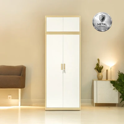 Gambar Informa Lexy Set Lemari Pakaian 2 Pintu & Upper - Putih