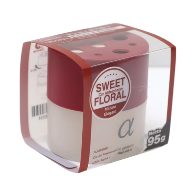 Gambar Flamingo Sweet Floral Pengharum Mobil Alpha-4 - Merah
