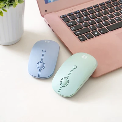 Gambar Ataru Mouse Wireless I330 - Hijau Dusty