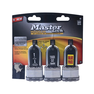 Gambar Masterlock Gembok Laminasi Magnum M1Xtrilh 44/51 mm Set 3 pcs