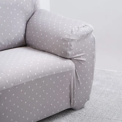 Gambar Informa Cross Sarung Sofa Polyester 245x60 cm - Cokelat