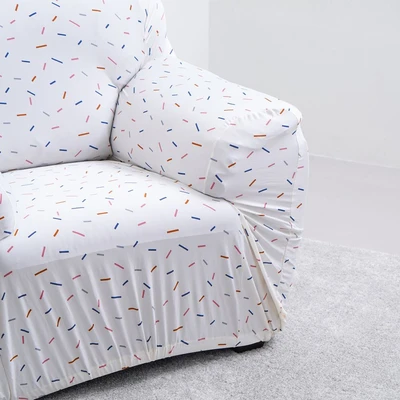 Gambar Informa Jimmies Sarung Sofa Polyester 245x60 cm - Putih