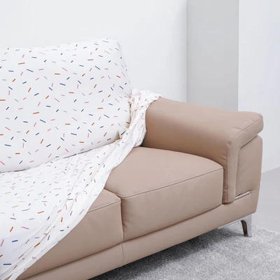 Gambar Informa Jimmies Sarung Sofa Polyester 245x120 cm - Putih