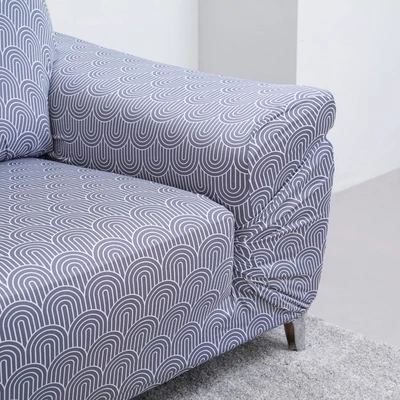 Gambar Informa Arches Sarung Sofa Polyester 245x120 cm - Abu-Abu