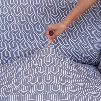 Gambar Informa Arches Sarung Sofa Polyester 245x160 cm - Abu-Abu