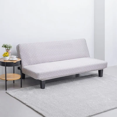Gambar Informa Cross Sarung Sofa Bed Polyester 104x185 cm - Cokelat