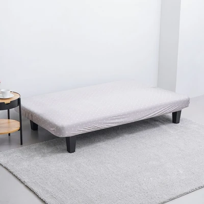 Gambar Informa Cross Sarung Sofa Bed Polyester 104x185 cm - Cokelat