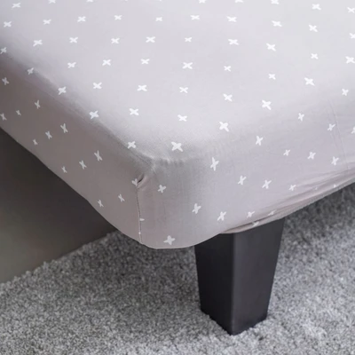Gambar Informa Cross Sarung Sofa Bed Polyester 104x185 cm - Cokelat