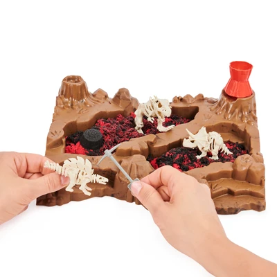 Gambar Kinetic Sand Playset Digging Dinos Mainline 71480