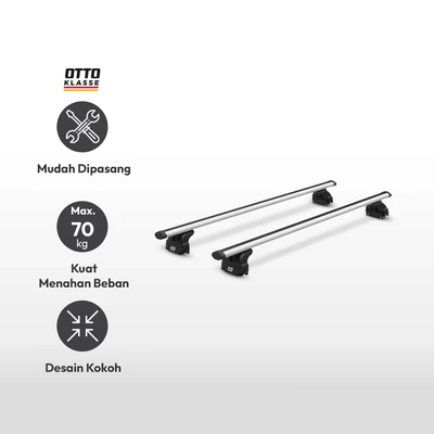 Gambar Otto Klasse 124 cm Rak Atap Mobil Fcb - Silver