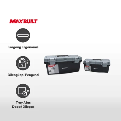 Gambar Maxbuilt 12 & 16 Inci Kotak Perkakas Plastik