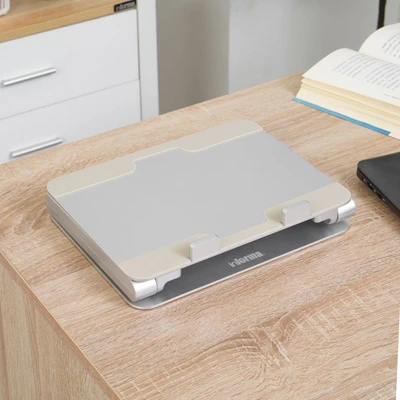 Gambar Informa Lucca Laptop Stand Lipat Aluminium - Silver