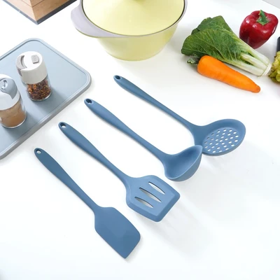 Gambar Ataru Spatula Scraper Silikon - Biru