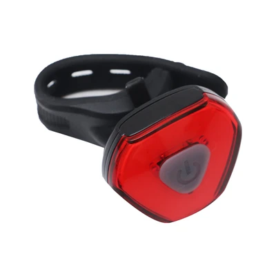 Gambar Skorpion 20x4.5x6.5 cm Lampu Belakang Sepeda USB - Hitam/Merah
