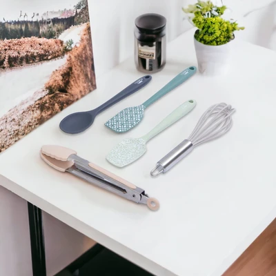 Gambar Cooking Color Prun Peralatan Masak Silikon Mini Set 5 pcs