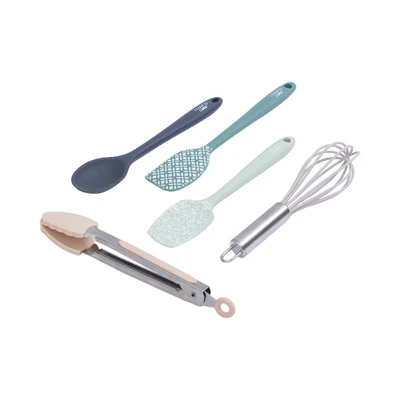 Gambar Cooking Color Prun Peralatan Masak Silikon Mini Set 5 pcs