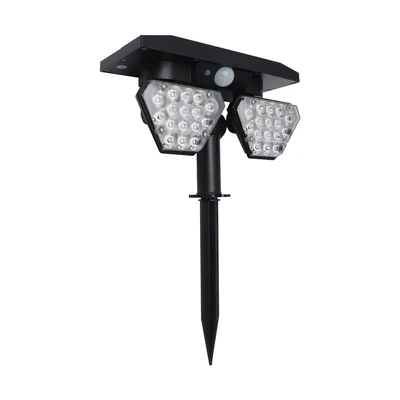 Gambar Krisbow Zura Lampu Sorot Taman Double Solar 2L 700 Lumen 3000K