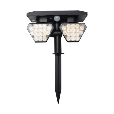 Gambar Krisbow Zura Lampu Sorot Taman Double Solar 2L 700 Lumen 3000K