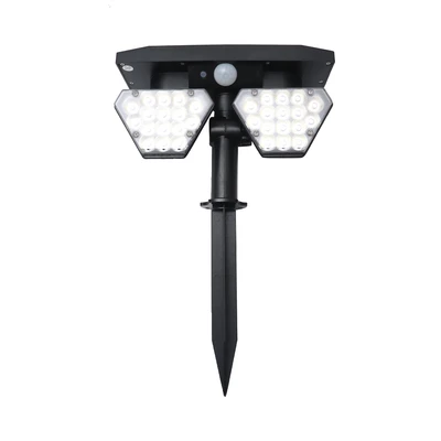 Gambar Krisbow Zura Lampu Sorot Taman Double Solar 2l 700 Lumens 6500k