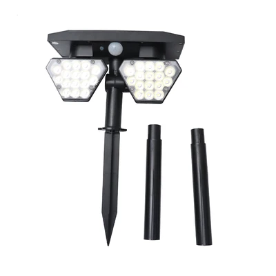 Gambar Krisbow Zura Lampu Sorot Taman Double Solar 2l 700 Lumens 6500k