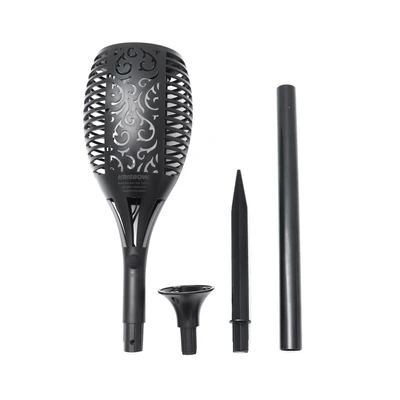 Gambar Krisbow Ardo Lampu Taman Bollard Flame Solar 50 Lumens 2000K
