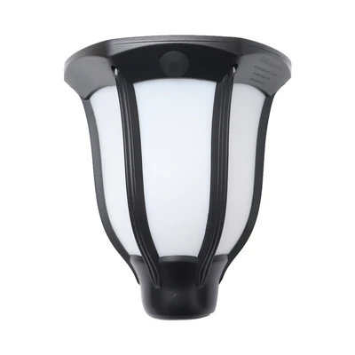 Gambar Krisbow Arni Lampu Taman Bollard Flame Solar 50 Lumens 2000k