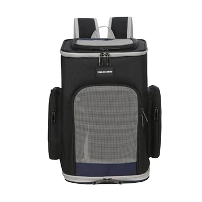 Gambar Pet Kingdom Tas Ransel Hewan Portabel Breathable - Hitam