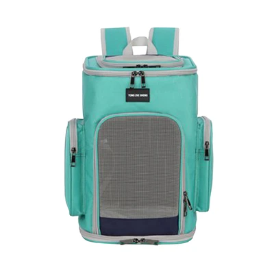 Gambar Pet Kingdom Tas Hewan Peliharaan Portabel Breathable - Hijau