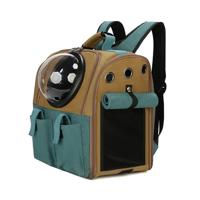 Gambar Pet Kingdom Tas Hewan Peliharaan Space Xb40 - Cokelat Khaki