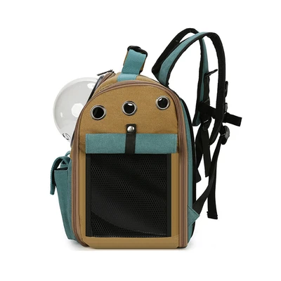 Gambar Pet Kingdom Tas Hewan Peliharaan Space Xb40 - Cokelat Khaki