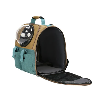 Gambar Pet Kingdom Tas Hewan Peliharaan Space Xb40 - Cokelat Khaki